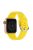 Silicone Watch Band for Apple Watch Series 10 46mm / Ultra 2 Ultra 49mm /  Series 9 8 7 45mm / 6 5 4 SE (2023) SE (2022) SE 44mm / 3 2 1 42mm , Hollow Replacement Strap - Yellow