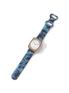 Silicone Watch Bands for Apple Watch Series 10 42mm / 9 8 7 41mm / SE (2023) SE (2022) SE 6 5 4 40mm / 3 2 1 38mm Camouflage Waterproof Watch Bracelet - Blue