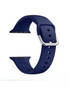 Silicone Watch Strap for Apple Watch Series 10 42mm / 9 8 7 41mm / SE (2023) SE (2022) SE 6 5 4 40mm / 3 2 1 38mm - Dark Blue