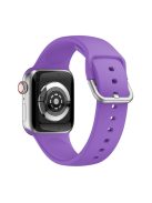 Silicone Watch Strap for Apple Watch Series 10 42mm / 9 8 7 41mm / SE (2023) SE (2022) SE 6 5 4 40mm / 3 2 1 38mm - Dark Purple