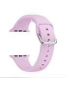 Silicone Watch Strap for Apple Watch Series 10 42mm / 9 8 7 41mm / SE (2023) SE (2022) SE 6 5 4 40mm / 3 2 1 38mm - Light Purple