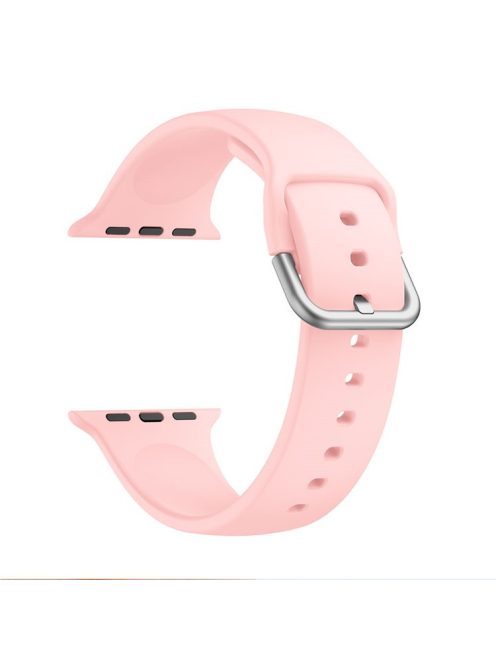 Silicone Watch Strap for Apple Watch Series 10 42mm / 9 8 7 41mm / SE (2023) SE (2022) SE 6 5 4 40mm / 3 2 1 38mm - Pink