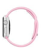 Silicone Wrist Strap Band for Apple Watch Series 10 42mm / 9 8 7 41mm / SE (2023) SE (2022) SE 6 5 4 40mm / 3 2 1 38mm (Lengthen Length), Size: M / L - Style H