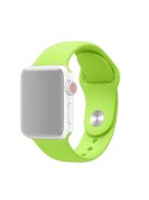 Silicone Wrist Strap Band for Apple Watch Series 10 42mm / 9 8 7 41mm / SE (2023) SE (2022) SE 6 5 4 40mm / 3 2 1 38mm (Lengthen Length), Size: M / L - Style N