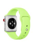 Silicone Wrist Strap Band for Apple Watch Series 10 42mm / 9 8 7 41mm / SE (2023) SE (2022) SE 6 5 4 40mm / 3 2 1 38mm (Lengthen Length), Size: M / L - Style N