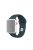 Single Color Silicone Smart Watch Band for Apple Watch Series 10 42mm / 9 8 7 41mm / SE (2023) SE (2022) SE 6 5 4 40mm / 3 2 1 38mm, Size: S / M - Dark Green