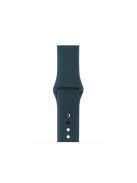 Single Color Silicone Smart Watch Band for Apple Watch Series 10 42mm / 9 8 7 41mm / SE (2023) SE (2022) SE 6 5 4 40mm / 3 2 1 38mm, Size: S / M - Dark Green