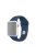 Single Color Silicone Smart Watch Band for Apple Watch Series 10 42mm / 9 8 7 41mm / SE (2023) SE (2022) SE 6 5 4 40mm / 3 2 1 38mm, Size: S / M - Dark Light