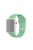 Single Color Silicone Smart Watch Band for Apple Watch Series 10 42mm / 9 8 7 41mm / SE (2023) SE (2022) SE 6 5 4 40mm / 3 2 1 38mm, Size: S / M - Light Green