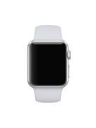 Single Color Silicone Smart Watch Band for Apple Watch Series 10 42mm / 9 8 7 41mm / SE (2023) SE (2022) SE 6 5 4 40mm / 3 2 1 38mm, Size: S / M - Light Grey