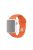 Single Color Silicone Smart Watch Band for Apple Watch Series 10 42mm / 9 8 7 41mm / SE (2023) SE (2022) SE 6 5 4 40mm / 3 2 1 38mm, Size: S / M - Orange