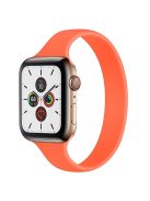 Size L for Apple Watch 10 46mm / Ultra 2 / Ultra 49mm / 9 8 7 45mm / SE (2023) SE (2022) SE 6 5 4 44mm / 3 2 1 42mm Silicone Watch Band - Orange