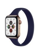 Size M for Apple Watch 10 46mm / Ultra 2 / Ultra 49mm / 9 8 7 45mm / SE (2023) SE (2022) SE 6 5 4 44mm / 3 2 1 42mm Silicone Band Watch Strap - Sapphire