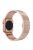 Smart Watch Band Metal Watch Strap Replacement for Apple Watch Series 10 46mm / Ultra 2 Ultra 49mm / 9 8 7 45mm / SE (2023) SE (2022) SE 6 5 4 44mm / 3 2 1 42mm - Rose Gold