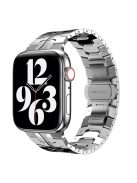 Smart Watch Stainless Steel Strap Metal Watchband for Apple Watch Ultra 2 49mm / Series 9 45mm / SE (2023) 44mm / Ultra 49mm / Series 8 45mm / 7 45mm / Watch Series 6 / SE 44mm / SE (2022) 44mm / 5 / 4 44mm / Watch Series 3 / 2 / 1 42mm - Silver