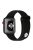 Snap Button Adjustment Silicone Watch Band Strap for Apple Watch Series 10 42mm / 9 8 7 41mm / 6 5 4 SE SE (2022) SE (2023) 40mm / 3 2 1 38mm - Black