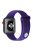 Snap Button Adjustment Silicone Watch Band Strap for Apple Watch Series 10 42mm / 9 8 7 41mm / 6 5 4 SE SE (2022) SE (2023) 40mm / 3 2 1 38mm - Purple