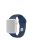 Soft Silicone Smart Watch Band Strap for Apple Watch Series 10 46mm / Ultra 2 Ultra 49mm / 9 8 7 45mm / SE (2023) SE (2022) SE 6 5 4 44mm / 3 2 1 42mm, Size: S / M - Dark Light