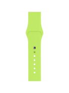 Soft Silicone Smart Watch Band Strap for Apple Watch Series 10 46mm / Ultra 2 Ultra 49mm / 9 8 7 45mm / SE (2023) SE (2022) SE 6 5 4 44mm / 3 2 1 42mm, Size: S / M - Green