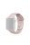 Soft Silicone Smart Watch Band Strap for Apple Watch Series 10 46mm / Ultra 2 Ultra 49mm / 9 8 7 45mm / SE (2023) SE (2022) SE 6 5 4 44mm / 3 2 1 42mm, Size: S / M - Light Pink