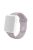 Soft Silicone Smart Watch Band Strap for Apple Watch Series 10 46mm / Ultra 2 Ultra 49mm / 9 8 7 45mm / SE (2023) SE (2022) SE 6 5 4 44mm / 3 2 1 42mm, Size: S / M - Light Purple