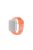 Soft Silicone Smart Watch Band Strap for Apple Watch Series 10 46mm / Ultra 2 Ultra 49mm / 9 8 7 45mm / SE (2023) SE (2022) SE 6 5 4 44mm / 3 2 1 42mm, Size: S / M - Peach