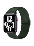 Soft Silicone Smart Watch Strap Watchband Replacement for Apple Watch Series 10 42mm / 9 8 7 41mm / 6 5 4 SE SE (2022) SE (2023) 40mm / 3 2 1 38mm - Blackish Green