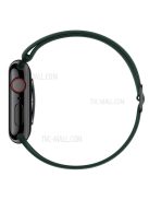 Soft Silicone Smart Watch Strap Watchband Replacement for Apple Watch Series 10 42mm / 9 8 7 41mm / 6 5 4 SE SE (2022) SE (2023) 40mm / 3 2 1 38mm - Blackish Green