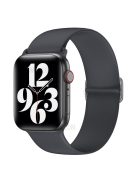 Soft Silicone Smart Watch Strap Watchband Replacement for Apple Watch Series 10 42mm / 9 8 7 41mm / 6 5 4 SE SE (2022) SE (2023) 40mm / 3 2 1 38mm - Dark Grey