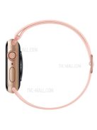 Soft Silicone Smart Watch Strap Watchband Replacement for Apple Watch Series 10 42mm / 9 8 7 41mm / 6 5 4 SE SE (2022) SE (2023) 40mm / 3 2 1 38mm - Pink