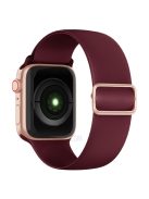 Soft Silicone Smart Watch Strap Watchband Replacement for Apple Watch Series 10 42mm / 9 8 7 41mm / 6 5 4 SE SE (2022) SE (2023) 40mm / 3 2 1 38mm - Wine Red