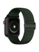 Soft Silicone Watch Band Adjustable Replacement Straps for Apple Watch Series 7 45mm - Green