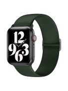 Soft Silicone Watch Band Adjustable Replacement Straps for Apple Watch Series 7 45mm - Green