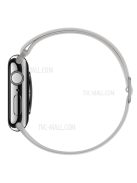 Soft Silicone Watch Band Adjustable Replacement Straps for Apple Watch Series 7 45mm - Grey