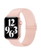 Soft Silicone Watch Band Adjustable Replacement Straps for Apple Watch Series 7 45mm - Pink