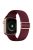 Soft Silicone Watch Band Adjustable Replacement Straps for Apple Watch Series 7 45mm - Wine Red