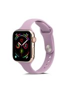 Soft Silicone Watch Band Replacement for Apple Watch Series 10 42mm / 9 8 7 41mm / SE (2023) SE (2022) SE 6 5 4 40mm / 3 2 1 38mm - Purple