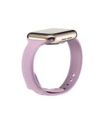 Soft Silicone Watch Band Replacement for Apple Watch Series 10 42mm / 9 8 7 41mm / SE (2023) SE (2022) SE 6 5 4 40mm / 3 2 1 38mm - Purple