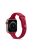 Soft Silicone Watch Band Replacement for Apple Watch Series 10 42mm / 9 8 7 41mm / SE (2023) SE (2022) SE 6 5 4 40mm / 3 2 1 38mm - Red