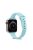 Soft Silicone Watch Band Replacement for Apple Watch Series 10 46mm / Ultra 2 Ultra 49mm / 9 8 7 45mm / SE (2023) SE (2022) SE 6 5 4 44mm / 3 2 1 42mm - Baby Blue