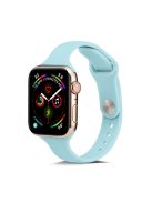 Soft Silicone Watch Band Replacement for Apple Watch Series 10 46mm / Ultra 2 Ultra 49mm / 9 8 7 45mm / SE (2023) SE (2022) SE 6 5 4 44mm / 3 2 1 42mm - Baby Blue