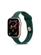 Soft Silicone Watch Band Replacement for Apple Watch Series 10 46mm / Ultra 2 Ultra 49mm / 9 8 7 45mm / SE (2023) SE (2022) SE 6 5 4 44mm / 3 2 1 42mm - Green