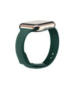 Soft Silicone Watch Band Replacement for Apple Watch Series 10 46mm / Ultra 2 Ultra 49mm / 9 8 7 45mm / SE (2023) SE (2022) SE 6 5 4 44mm / 3 2 1 42mm - Green