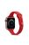 Soft Silicone Watch Band Replacement for Apple Watch Series 10 46mm / Ultra 2 Ultra 49mm / 9 8 7 45mm / SE (2023) SE (2022) SE 6 5 4 44mm / 3 2 1 42mm - Watermelon Red