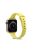 Soft Silicone Watch Band Replacement for Apple Watch Series 10 46mm / Ultra 2 Ultra 49mm / 9 8 7 45mm / SE (2023) SE (2022) SE 6 5 4 44mm / 3 2 1 42mm - Yellow