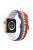 Soft Silicone Watch Strap with 8-shaped Buckle for Apple Watch Series 10 42mm / 9 8 7 41mm / 6 5 4 SE SE (2022) SE (2023) 40mm / 3 2 1 38mm - Rainbow