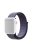 Solid Color Nylon Loop Fastener Smart Watch Strap for Apple Watch Series 10 42mm / 9 8 7 41mm / SE (2023) SE (2022) SE 6 5 4 40mm / 3 2 1 38mm - Dark Blue