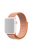 Solid Color Nylon Loop Fastener Smart Watch Strap for Apple Watch Series 10 42mm / 9 8 7 41mm / SE (2023) SE (2022) SE 6 5 4 40mm / 3 2 1 38mm - Orange