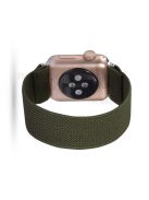 Solid Color Printing Nylon Smart Watch Band for Apple Watch Series 8 45mm / Ultra 49mm / 7 45mm / Series 6 / SE / SE (2022) 44m / 5 / 4 44mm / Series 3 / 2 / 1 42mm - Army Green