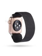 Solid Color Printing Nylon Smart Watch Band for Apple Watch Series 8 45mm / Ultra 49mm / 7 45mm / Series 6 / SE / SE (2022) 44m / 5 / 4 44mm / Series 3 / 2 / 1 42mm - Black